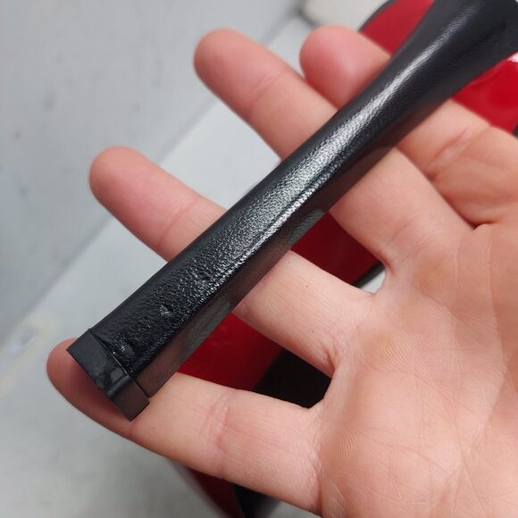 Christian Louboutin Black Strappy Condora Leather Heel Shoe - Picture 15 of 15